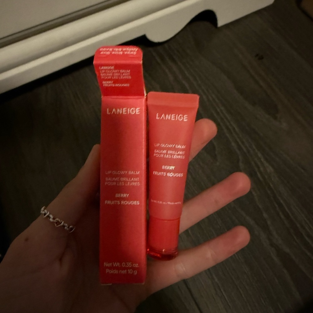 NEW LANEIGE Berry Lip Balm in Red Packaging